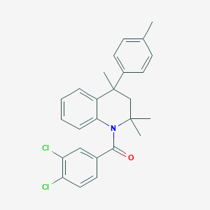 (3,4-dichlorophenyl)[2,2,4-trimethyl-4-(4-methylphenyl)-3,4-dihydroquinolin-1(2H)-yl]methanone