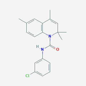 N-(3-chlorophenyl)-2,2,4,6-tetramethylquinoline-1(2H)-carboxamide