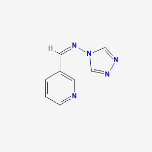 N-[(Z)-pyridin-3-ylmethylidene]-4H-1,2,4-triazol-4-amine