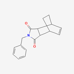 molecular formula C17H17NO2 B11662043 2-benzyl-3a,4,7,7a-tetrahydro-1H-4,7-ethanoisoindole-1,3(2H)-dione 