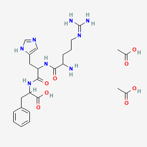 H-DL-Arg-DL-His-DL-Phe-OH.2CH3CO2H