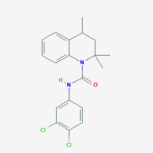 N-(3,4-dichlorophenyl)-2,2,4-trimethyl-3,4-dihydroquinoline-1(2H)-carboxamide