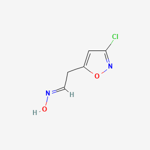 molecular formula C5H5ClN2O2 B1166227 (E)-2-(3-chloroisoxazol-5-yl)acetaldehyde oxime CAS No. 109627-62-5