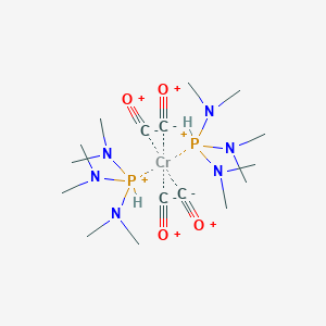 molecular formula C13H18O2 B1166235 Chromium, tetracarbonylbis(hexamethylphosphorous triamide)- CAS No. 19976-85-3