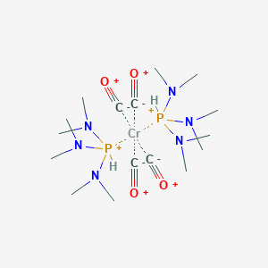 Chromium, tetracarbonylbis(hexamethylphosphorous triamide)-