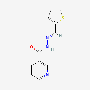 N'-[(E)-2-thienylmethylidene]nicotinohydrazide