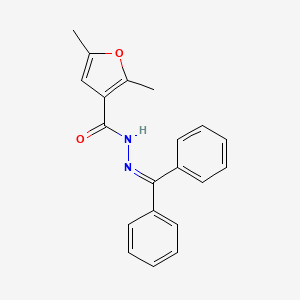 N'-(Diphenylmethylidene)-2,5-dimethylfuran-3-carbohydrazide