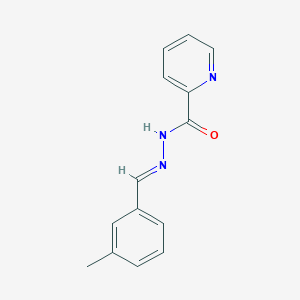 molecular formula C14H13N3O B11662624 N'-[(E)-(3-methylphenyl)methylidene]pyridine-2-carbohydrazide 