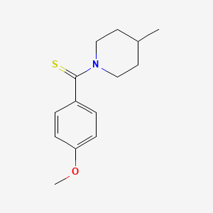 (4-Methoxyphenyl)(4-methylpiperidin-1-yl)methanethione