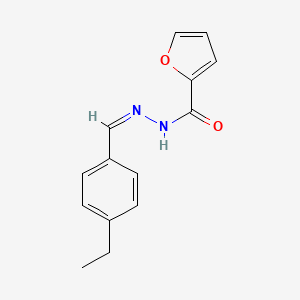 N'-[(Z)-(4-ethylphenyl)methylidene]furan-2-carbohydrazide