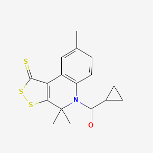 5-(cyclopropylcarbonyl)-4,4,8-trimethyl-4,5-dihydro-1H-[1,2]dithiolo[3,4-c]quinoline-1-thione