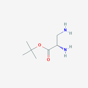 molecular formula C7H16N2O2 B1166301 (S)-tert-Butyl 2,3-diaminopropanoate CAS No. 109273-24-7