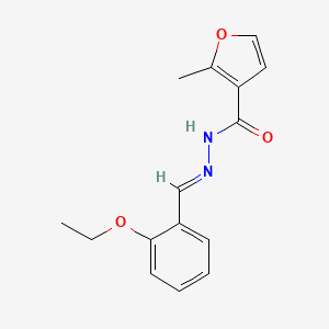 N'-[(E)-(2-ethoxyphenyl)methylidene]-2-methylfuran-3-carbohydrazide