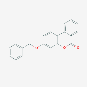 3-[(2,5-dimethylbenzyl)oxy]-6H-benzo[c]chromen-6-one