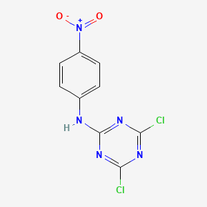 4,6-Dichloro-N-(4-nitrophenyl)-1,3,5-triazin-2-amine