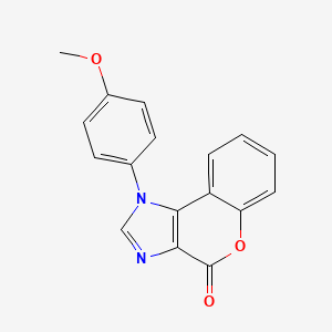 molecular formula C17H12N2O3 B1166345 1-(4-methoxyphenyl)chromeno[3,4-d]imidazol-4(1H)-one 