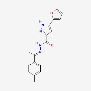 5-Furan-2-YL-2H-pyrazole-3-carboxylic acid (1-P-tolyl-ethylidene)-hydrazide