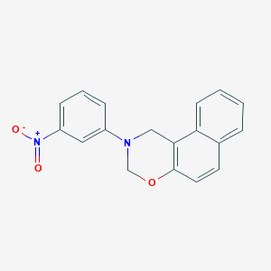 2-(3-nitrophenyl)-2,3-dihydro-1H-naphtho[1,2-e][1,3]oxazine