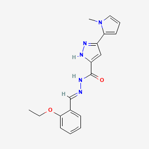 N'-(2-Ethoxybenzylidene)-3-(1-methyl-1H-pyrrol-2-yl)-1H-pyrazole-5-carbohydrazide