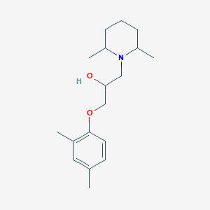 1-(2,4-Dimethylphenoxy)-3-(2,6-dimethylpiperidin-1-yl)propan-2-ol