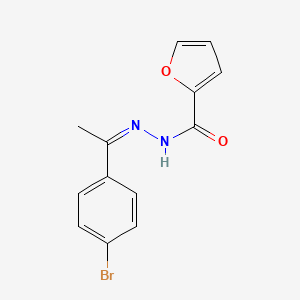 N'-[(1Z)-1-(4-bromophenyl)ethylidene]furan-2-carbohydrazide