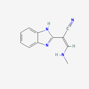 2-(1H-Benzo[d]imidazol-2-yl)-3-(methylamino)acrylonitrile