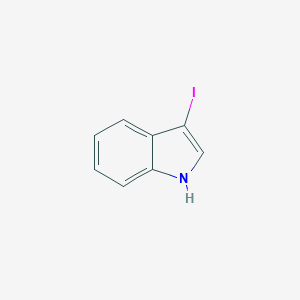 molecular formula C8H6IN B116640 3-碘-1H-吲哚 CAS No. 26340-47-6