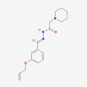 N'-{(1E)-[3-(allyloxy)phenyl]methylene}-2-piperidin-1-ylacetohydrazide