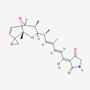 molecular formula C22H27NO6 B1166407 Tirandalydigin CAS No. 114118-91-1