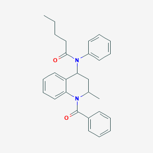 N-[2-methyl-1-(phenylcarbonyl)-1,2,3,4-tetrahydroquinolin-4-yl]-N-phenylpentanamide