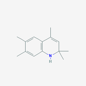 molecular formula C14H19N B11664140 2,2,4,6,7-Pentamethyl-1,2-dihydroquinoline 