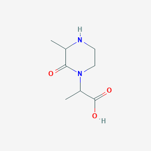 2-(3-Methyl-2-oxopiperazin-1-yl)propanoic acid