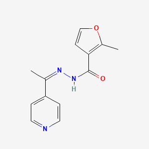 2-methyl-N'-[(1Z)-1-(pyridin-4-yl)ethylidene]furan-3-carbohydrazide