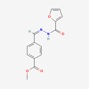 methyl 4-{(Z)-[2-(furan-2-ylcarbonyl)hydrazinylidene]methyl}benzoate