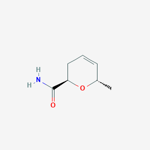 molecular formula C7H11NO2 B1166452 2H-Pyran-2-carboxamide,3,6-dihydro-6-methyl-,trans-(9CI) CAS No. 111169-40-5