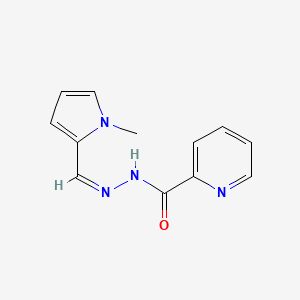 N-[(E)-(1-methylpyrrol-2-yl)methylideneamino]pyridine-2-carboxamide