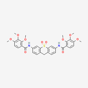 N,N'-(10,10-dioxido-9H-thioxanthene-3,6-diyl)bis(2,3,4-trimethoxybenzamide)