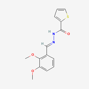 N'-[(E)-(2,3-dimethoxyphenyl)methylidene]thiophene-2-carbohydrazide