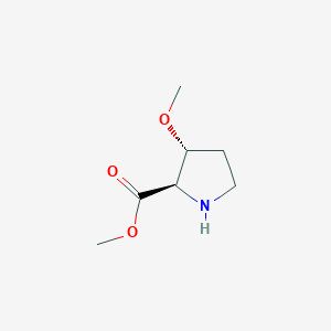 (2R,3R)-Methyl 3-methoxypyrrolidine-2-carboxylate