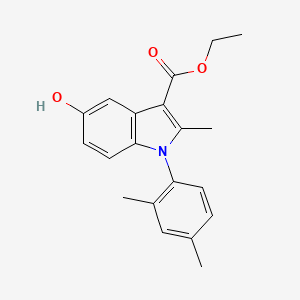 ethyl 1-(2,4-dimethylphenyl)-5-hydroxy-2-methyl-1H-indole-3-carboxylate