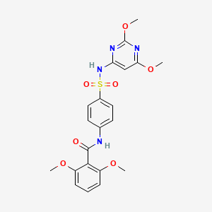 N-{4-[(2,6-dimethoxypyrimidin-4-yl)sulfamoyl]phenyl}-2,6-dimethoxybenzamide