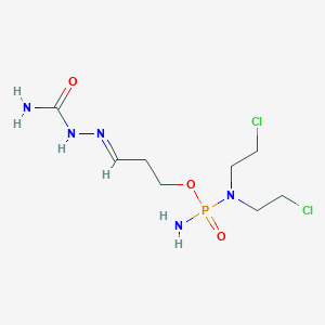 B116654 [(E)-3-[amino-[bis(2-chloroethyl)amino]phosphoryl]oxypropylideneamino]urea CAS No. 53948-46-2