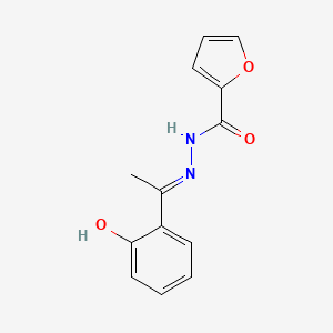 N'-[(1E)-1-(2-hydroxyphenyl)ethylidene]furan-2-carbohydrazide