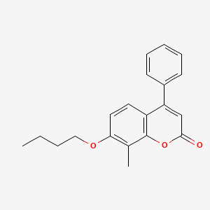 7-butoxy-8-methyl-4-phenyl-2H-chromen-2-one