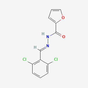 N'-[(E)-(2,6-dichlorophenyl)methylidene]furan-2-carbohydrazide