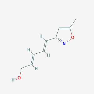 molecular formula C9H11NO2 B1166566 5-(5-Methylisoxazol-3-yl)penta-2,4-dien-1-ol CAS No. 113824-17-2