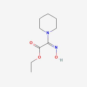 Ethyl 2-(hydroxyimino)-2-piperidinoacetate
