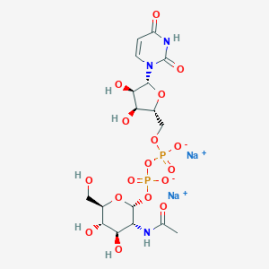 molecular formula C17H25N3Na2O17P2 B116659 5'-二磷酸乌苷-N-乙酰葡糖胺二钠盐 CAS No. 91183-98-1