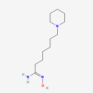 (1Z)-N'-hydroxy-7-(piperidin-1-yl)heptanimidamide