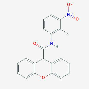 N-(2-methyl-3-nitrophenyl)-9H-xanthene-9-carboxamide